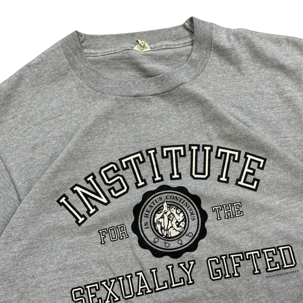 80s Institute for the Sexually Gifted Tee Heather Grey