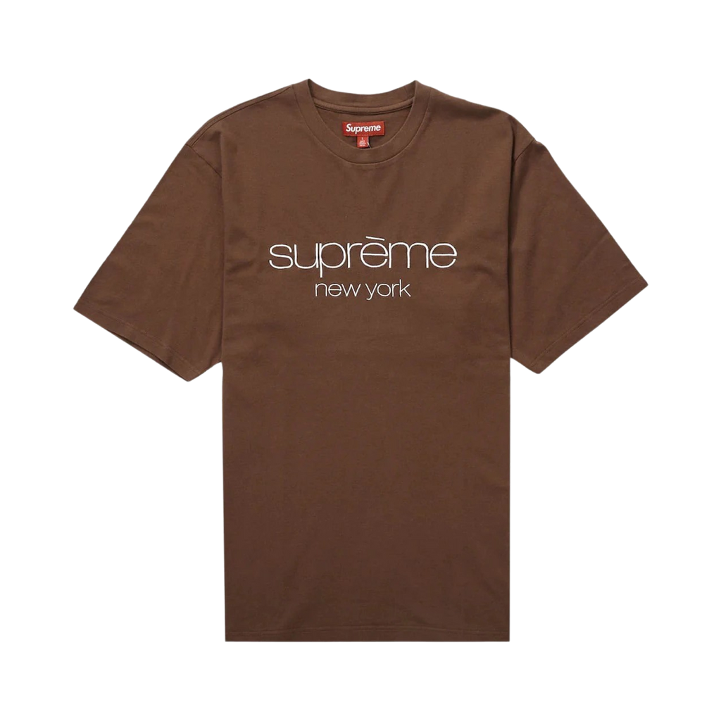 Supreme Classic Logo S/S Top Brown