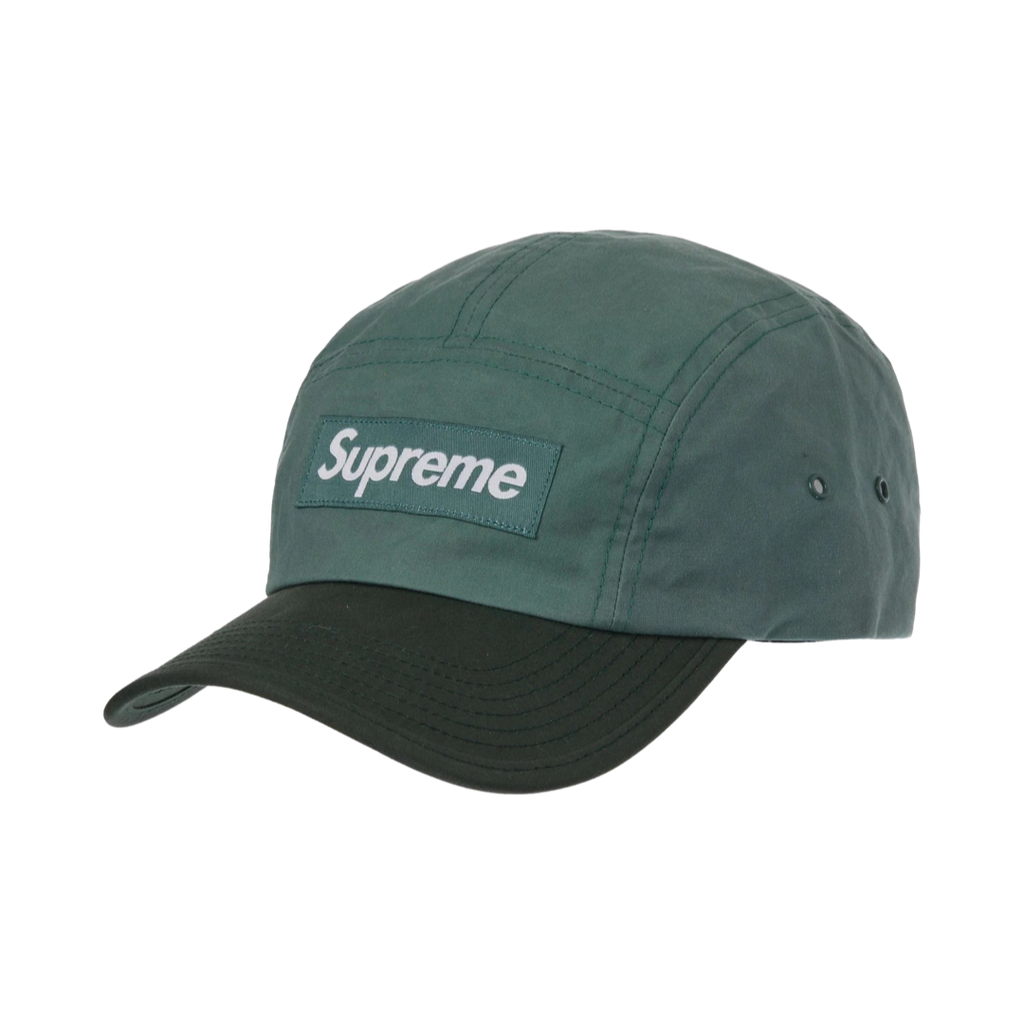 Supreme Waxed Cotton Camp Cap (FW23) Olive