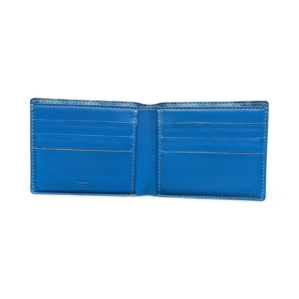 Goyard Victoire Bifold Wallet Blue