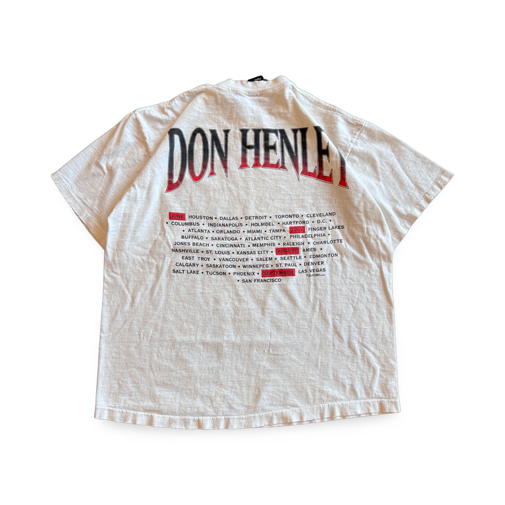 Hotel California Don Henley Distressed Tour Tee White