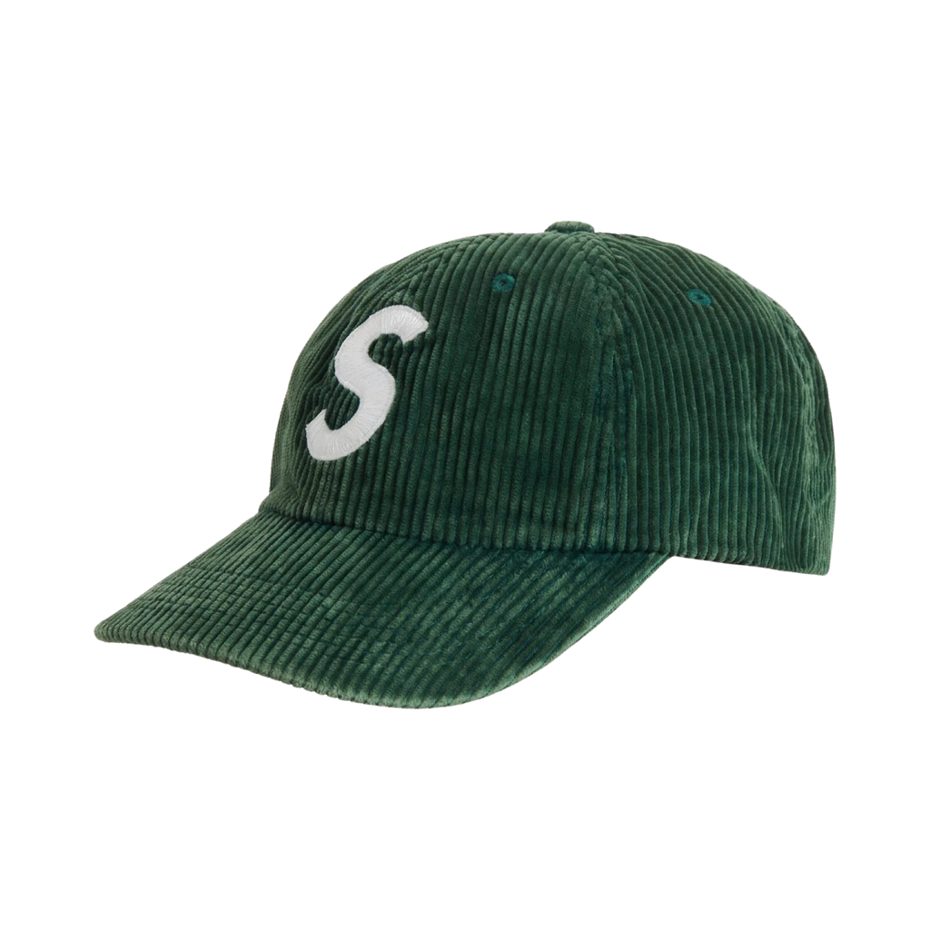 Supreme Corduroy S Logo 6-Panel (FW23) Green