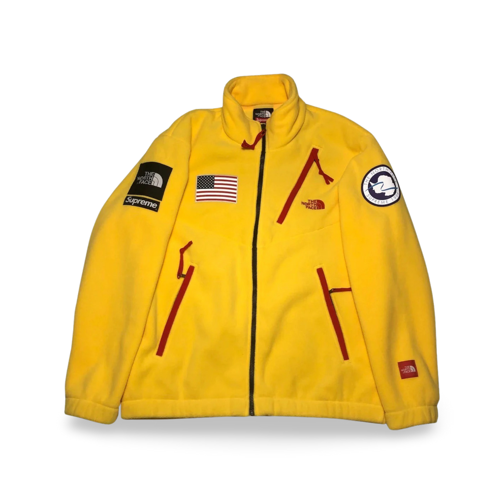 Supreme The North Face Trans Antarctica Expedition Fleece Jacket Yellow