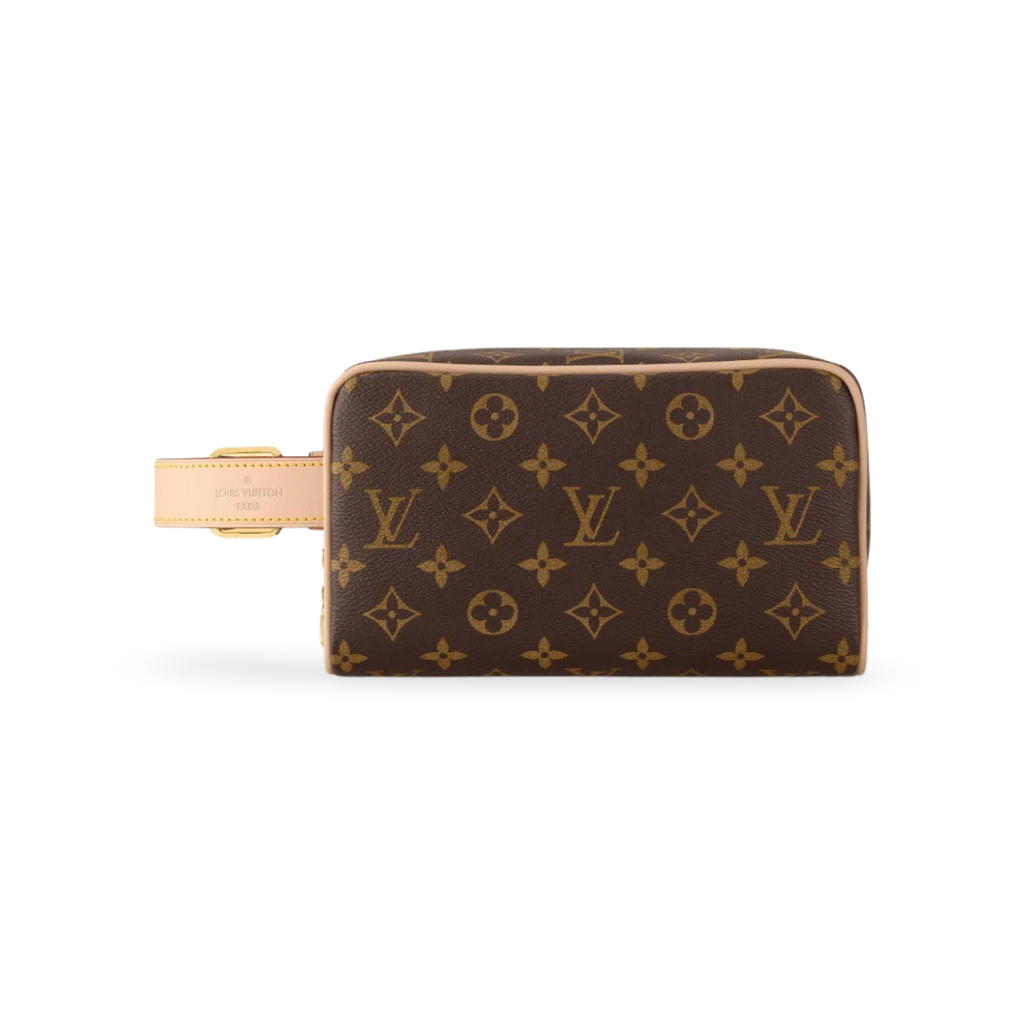 Louis Vuitton Locker Dopp Kit Monogram Brown