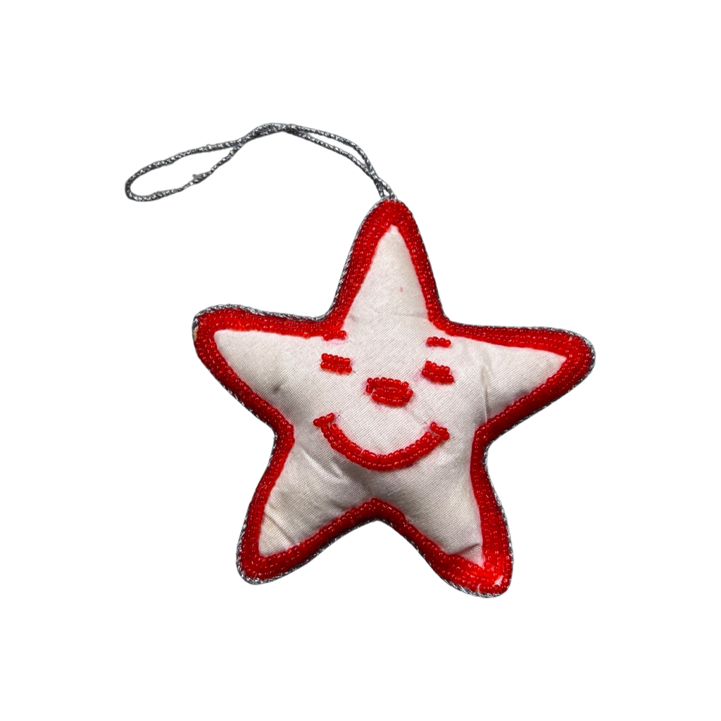 Asspizza Star Ornament Red