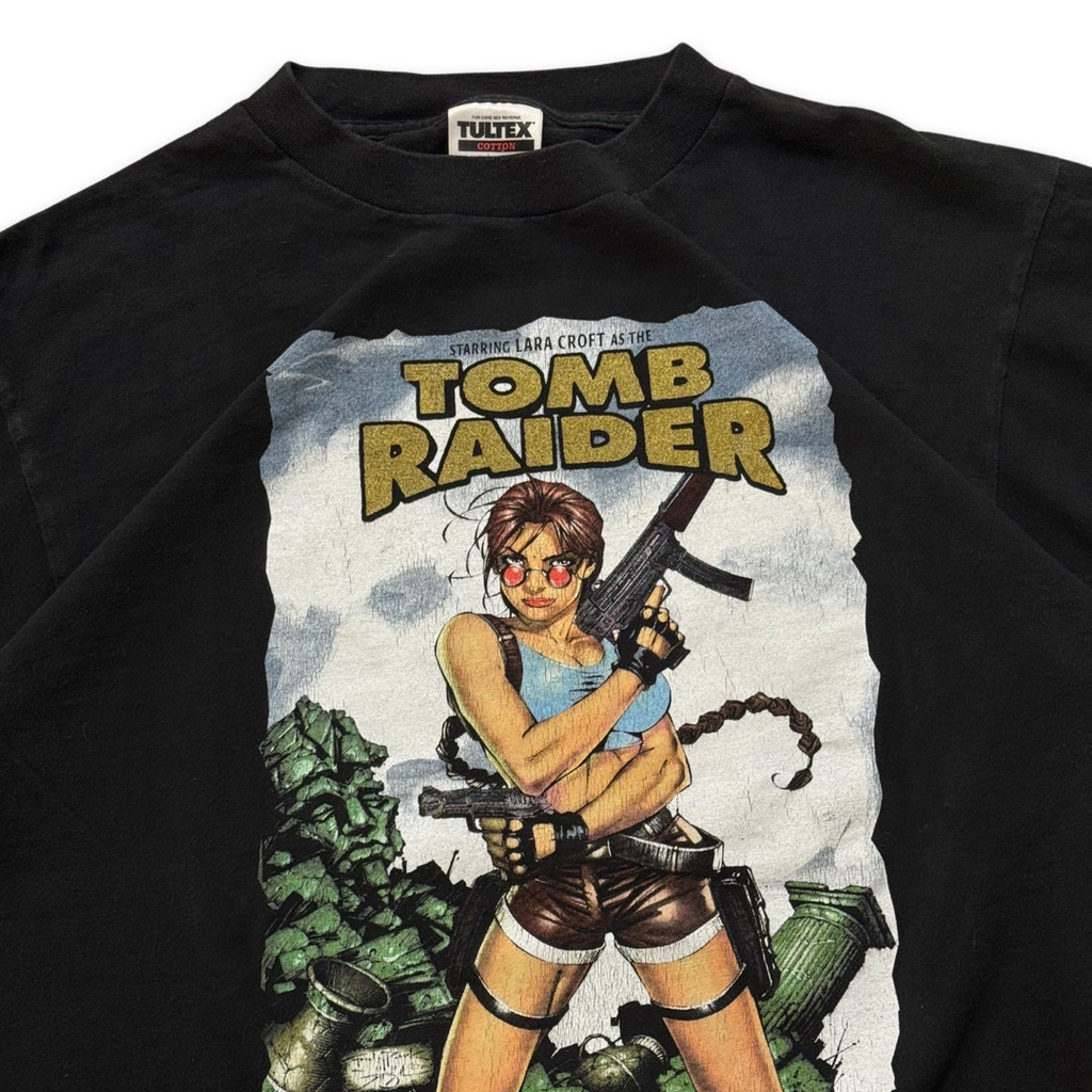 Tomb Raider Lara Croft Graphic Tee Black