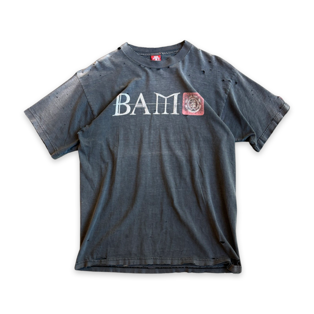 Element BAM Tee Thrashed Faded Black