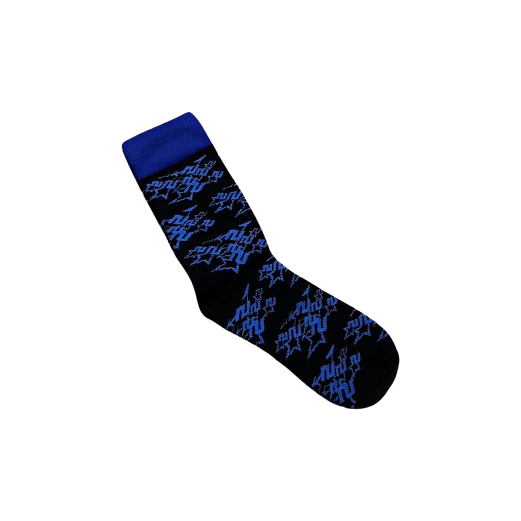 Sp5der Worldwide Candy Socks Blue