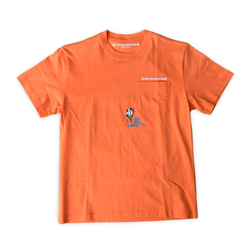 Chrome Hearts Matty Boy Link & Build T-shirt Orange