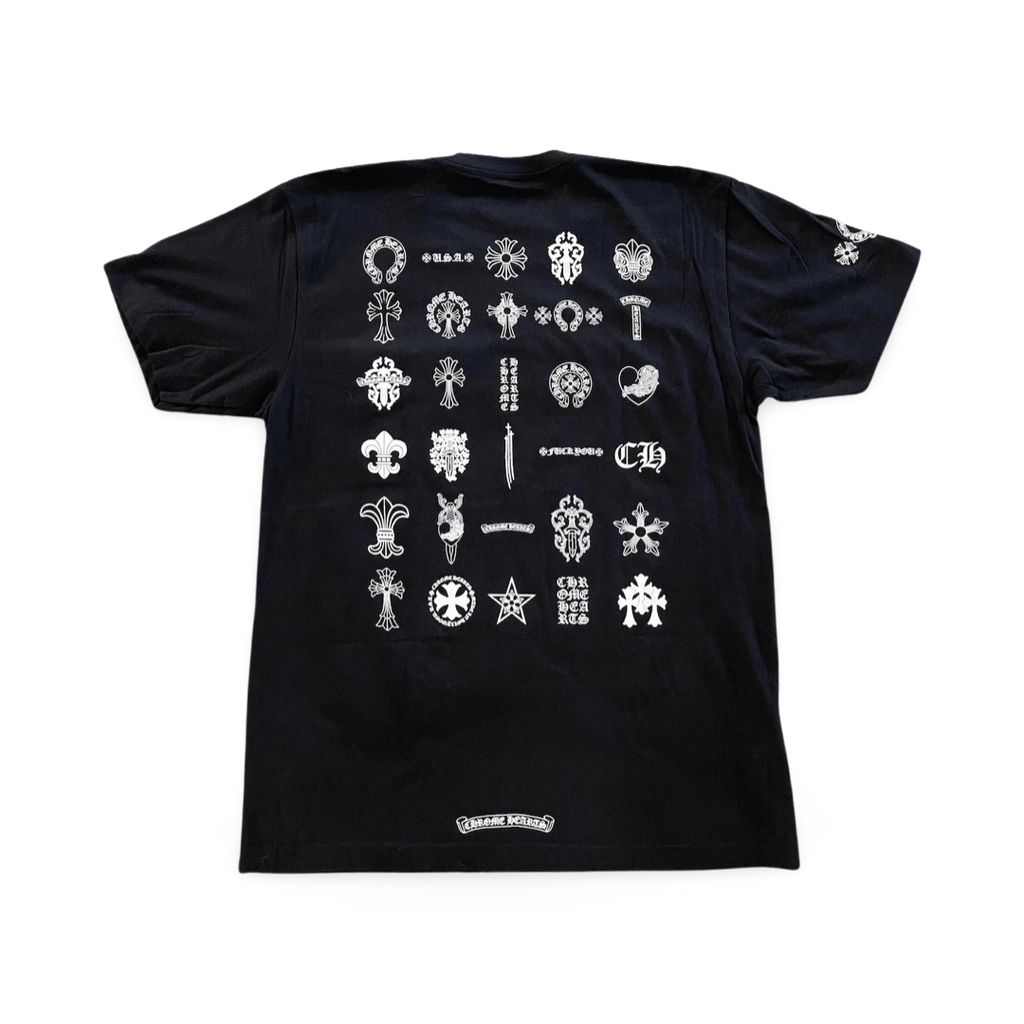 Chrome Hearts Multi Logo T-shirt Black