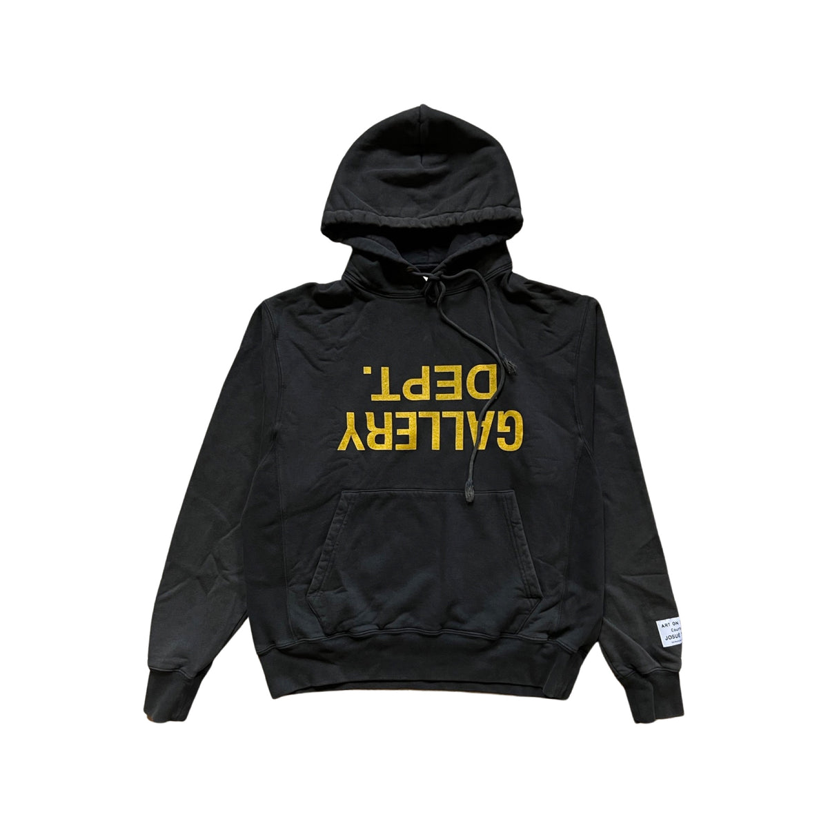 Gallery Dept Fucked Up Hoodie Yellow/Black Motion.