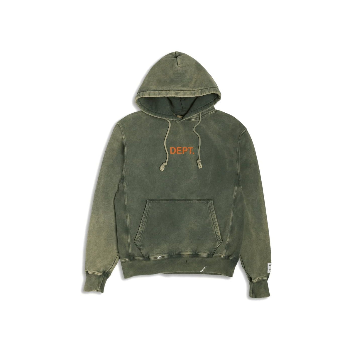 Gallery Dept. Center Logo Hoodie Green Motion.