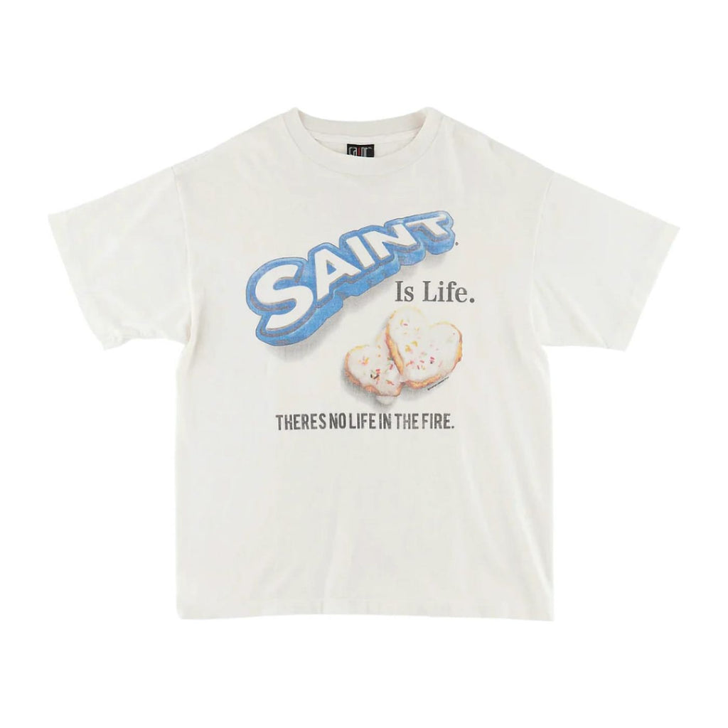 Saint Mxxxxxx Oreo T-Shirt Vintage White