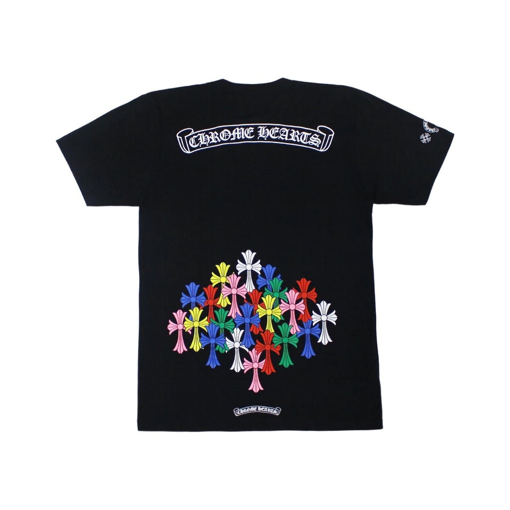 Chrome Hearts Multi Color Cross T-shirt Black