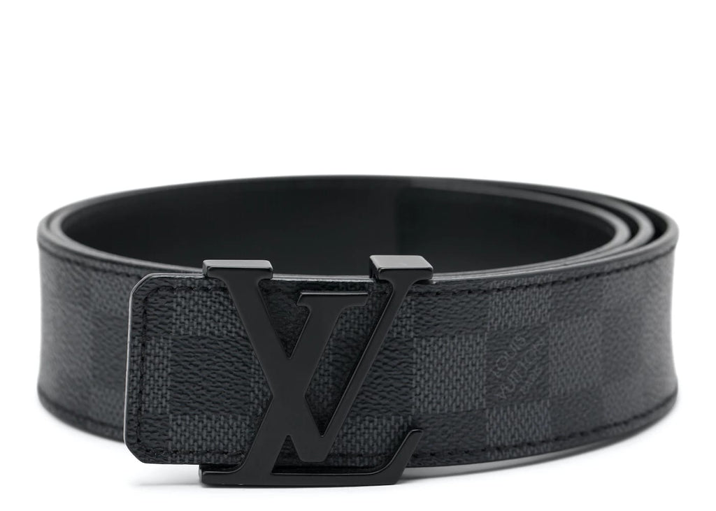 Louis Vuitton Belt Initiales Damier Graphite Black/Grey