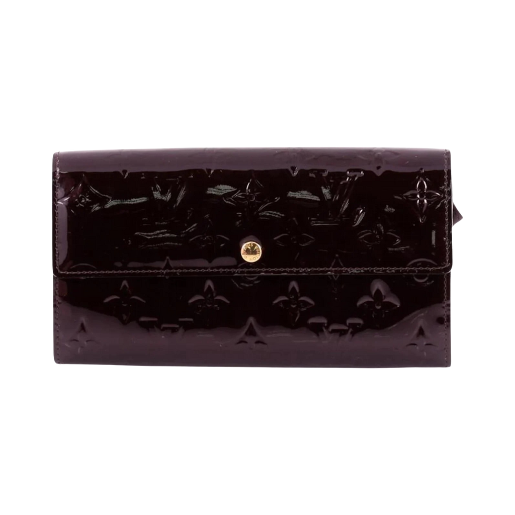 Louis Vuitton Wallet Sarah Monogram Vernis Amarante