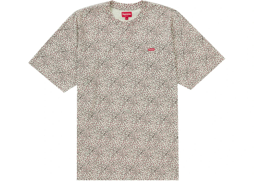 Supreme Small Box Tee Pink Leopard