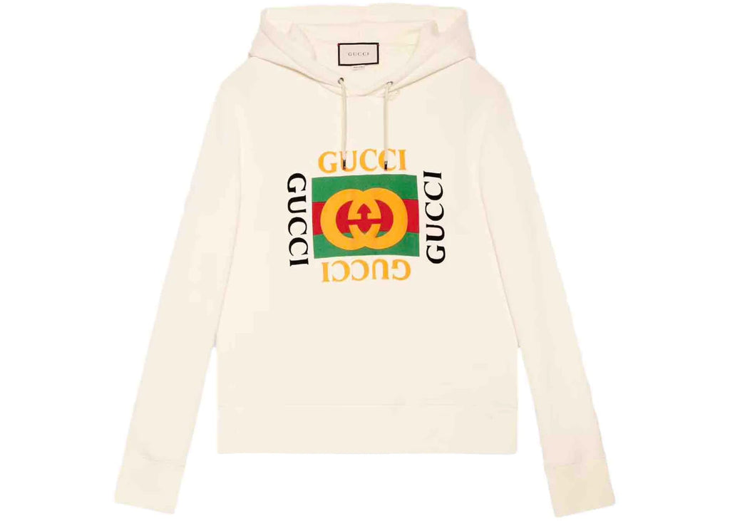 Gucci Oversize Sweatshirt with Gucci Logo White