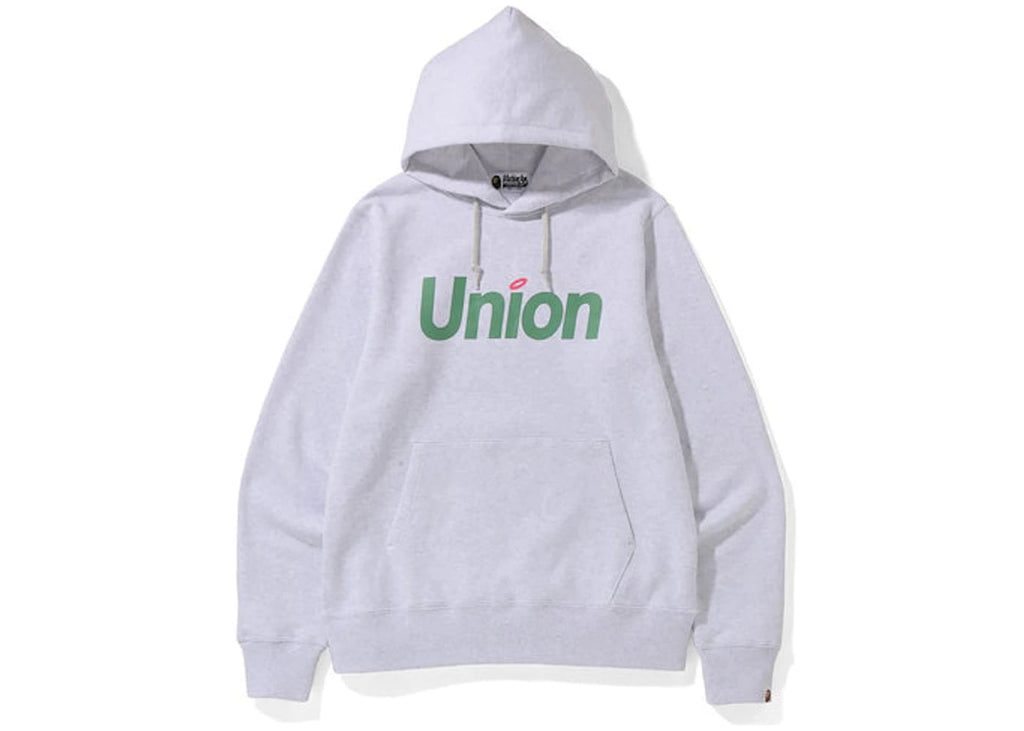 BAPE x Union 30th Anniversary Pullover Hoodie Grey