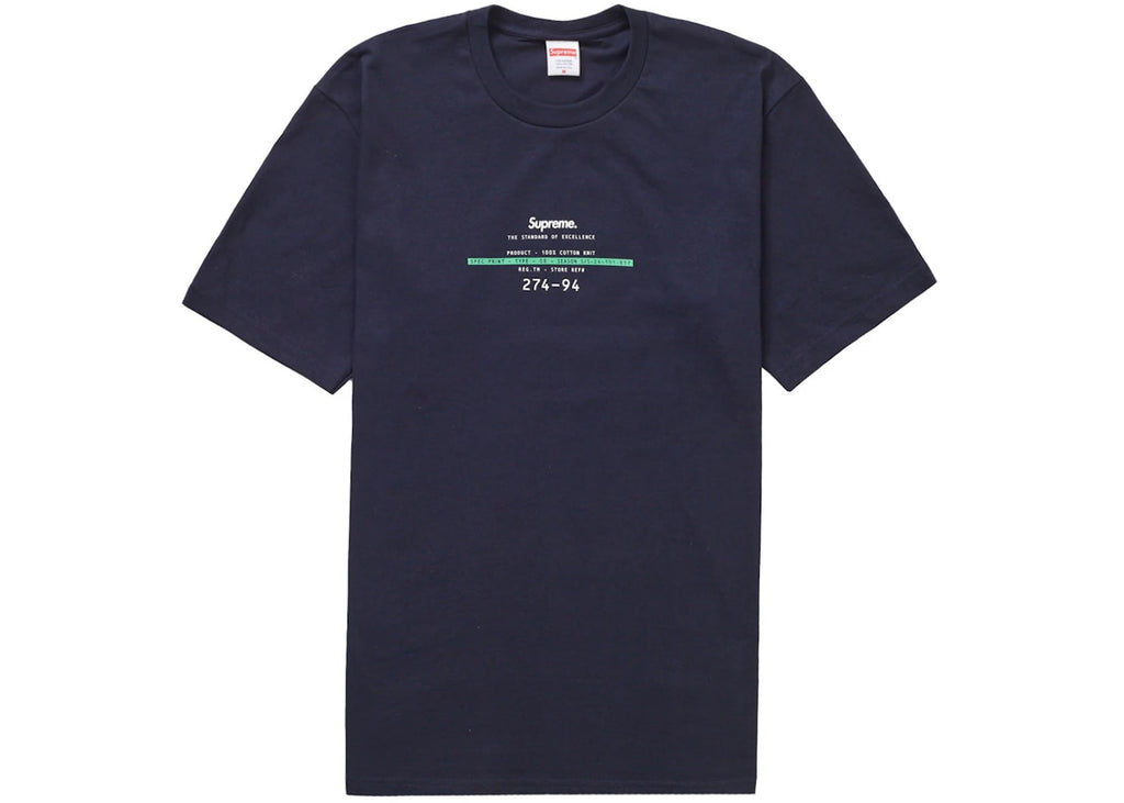 Supreme Standard Tee Navy