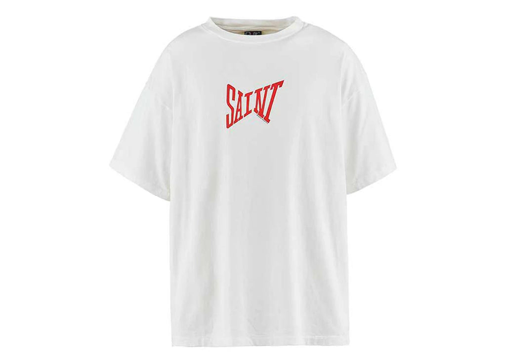 Saint Michael Ribon Saint T-shirt White/Red