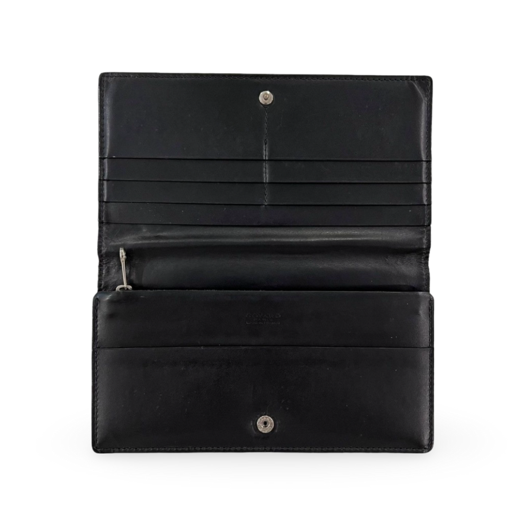 Goyard Richelieu Wallet Goyardine Black/Brown