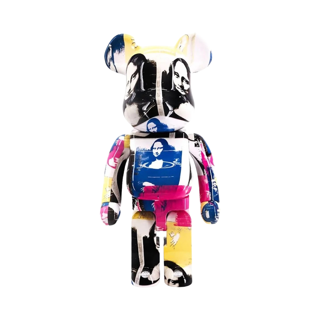 Bearbrick Andy Warhol Double Mona Lisa 1000% Multicolor