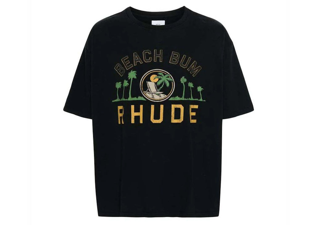 Rhude Palmera Tee Black