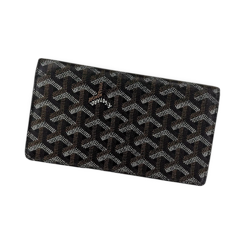 Goyard Richelieu Wallet Goyardine Black/Brown