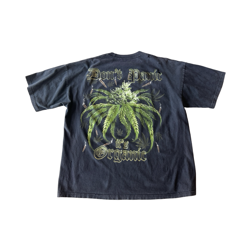 Dont Panic Its Organic T-Shirt Faded Black