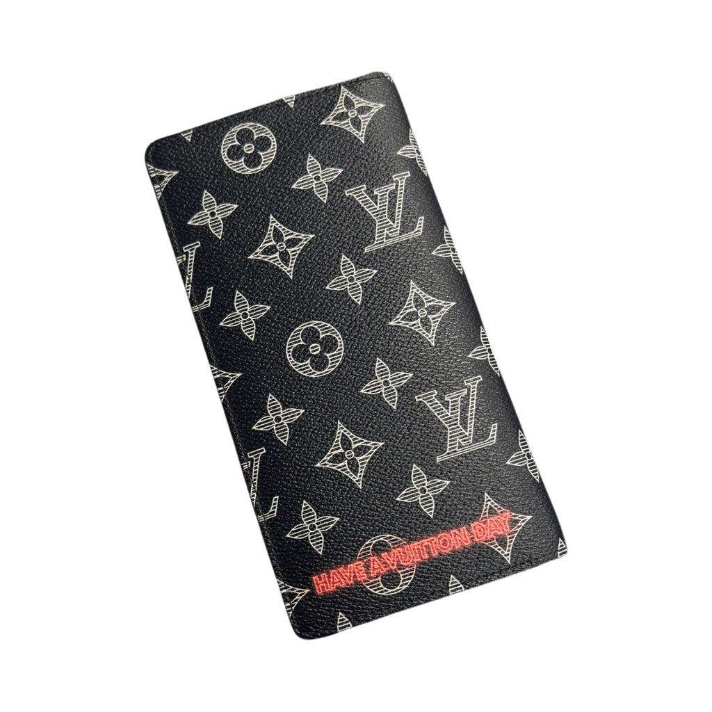 Louis Vuitton Upside Down Navy Monogram Long Wallet