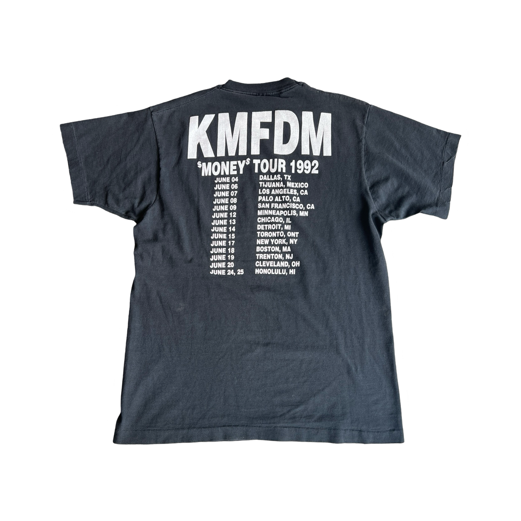 90s KMFDM Money Tour T-Shirt Black