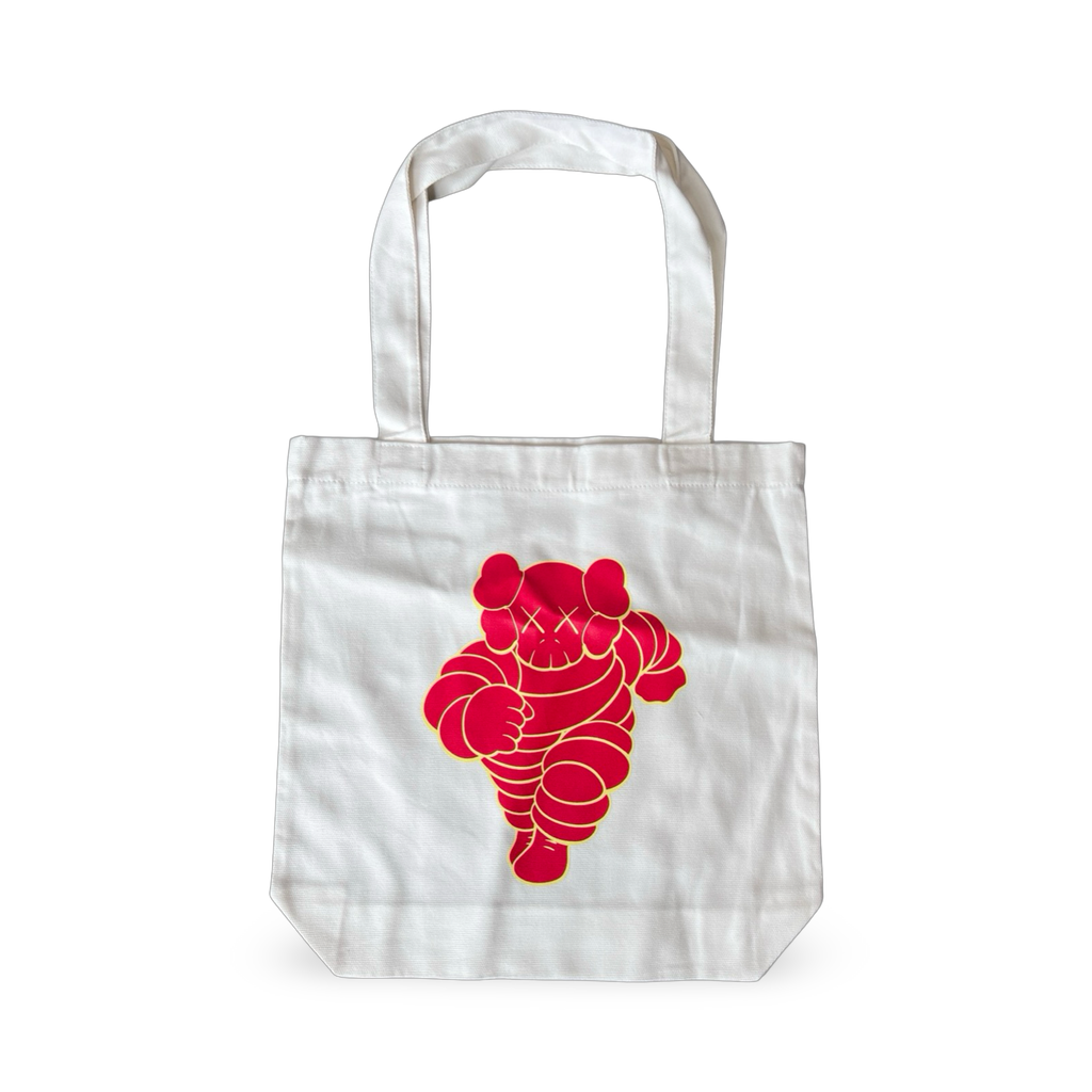 KAWS CHUM Tote Bag Red Yellow