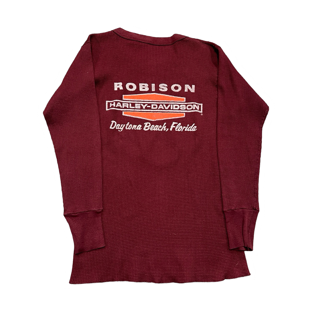 80s Harley Davidson Thermal Maroon