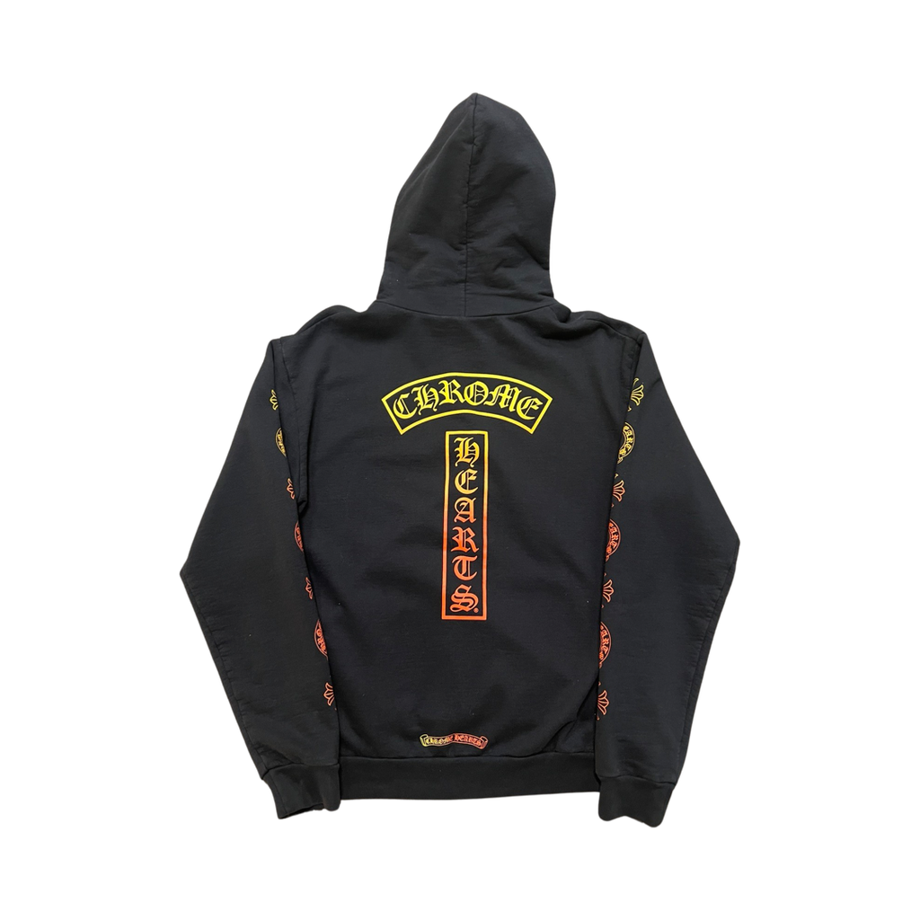 Chrome Hearts Gradient Logo Hoodie Black