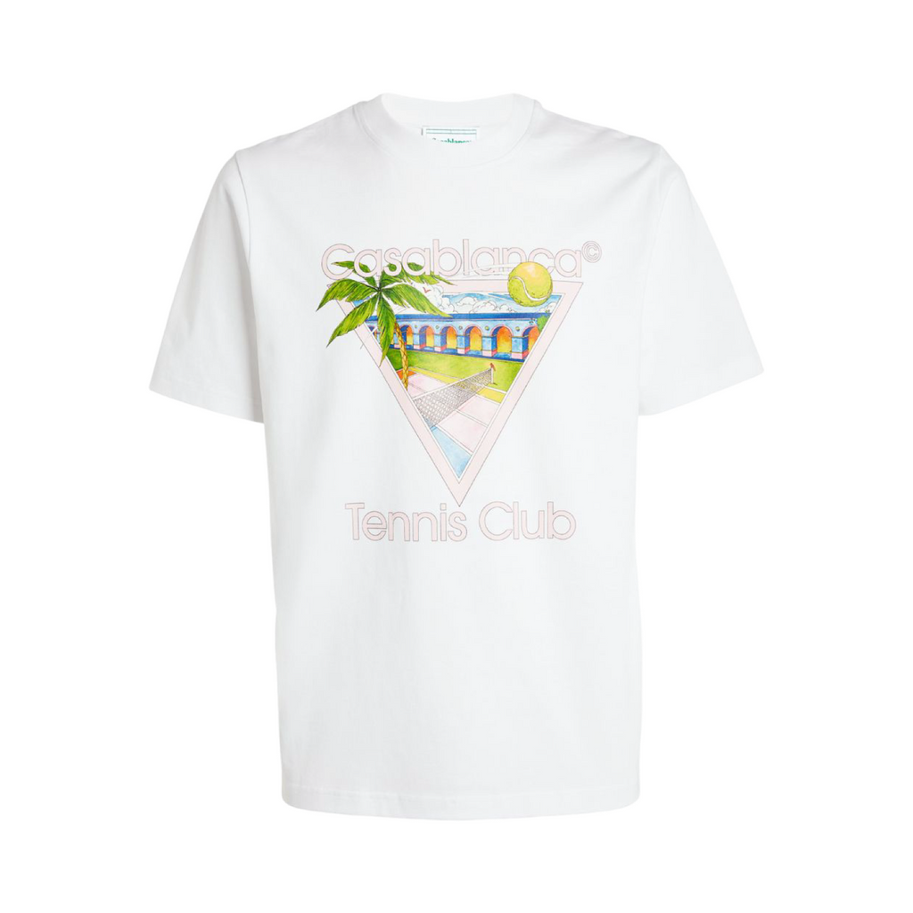 Casablanca Tennis Club Icon T-Shirt White