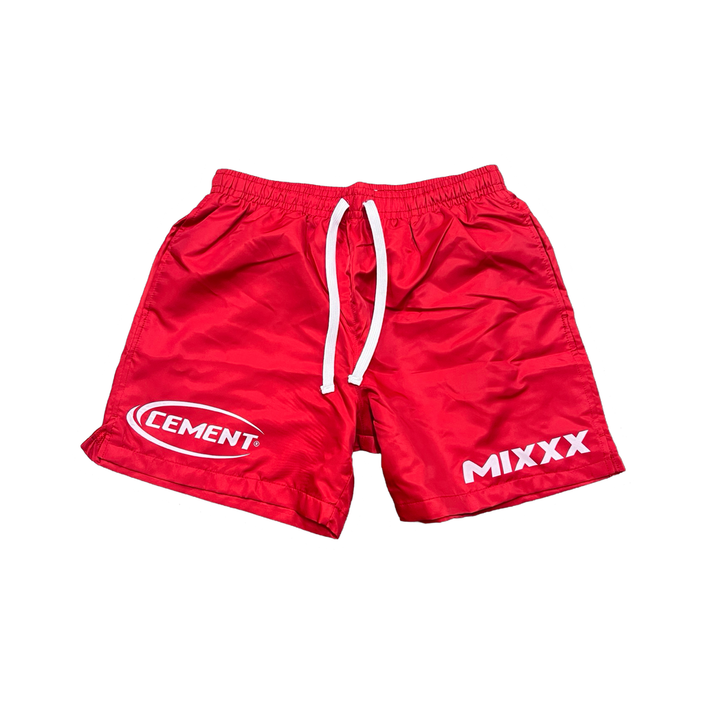 Cement Mixxx Shorts Red