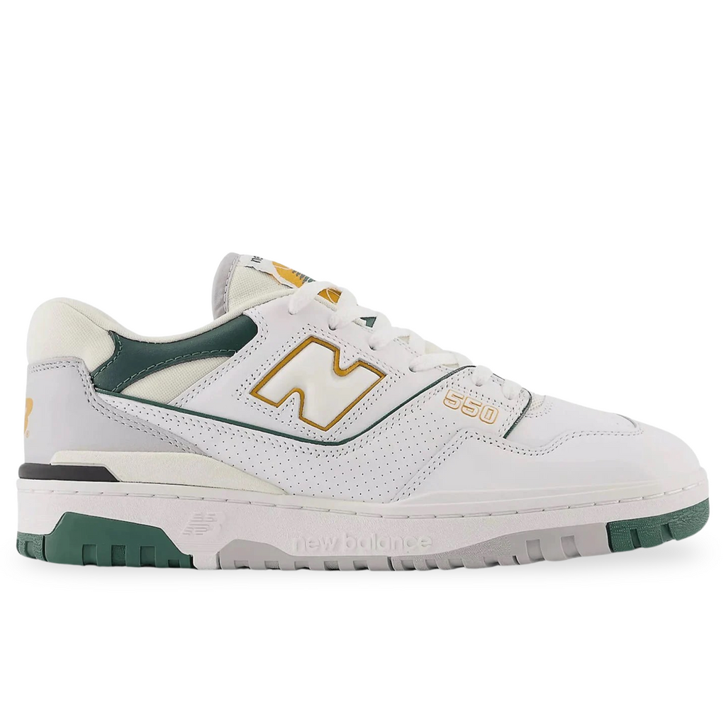 New Balance 550 White Nightwatch Green