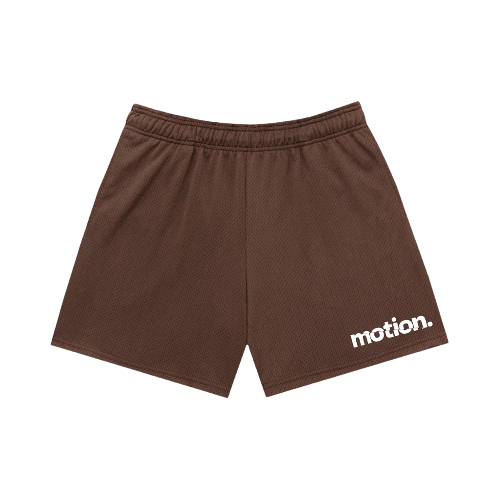 Motion. Mesh Shorts Brown