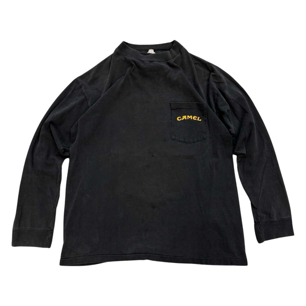 Camel Born To Be Smooth 1991 L/S Tee Faded Black
