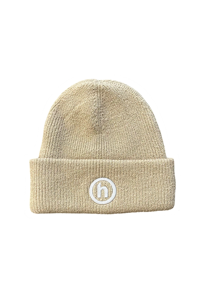 Hidden NY New Era Beanie Tan