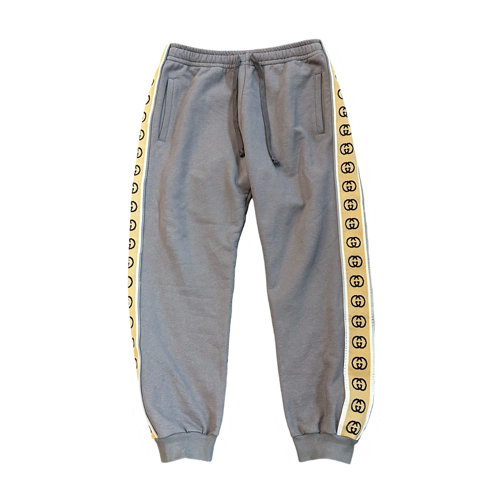 Gucci GG Track Sweatpants Grey/Tan