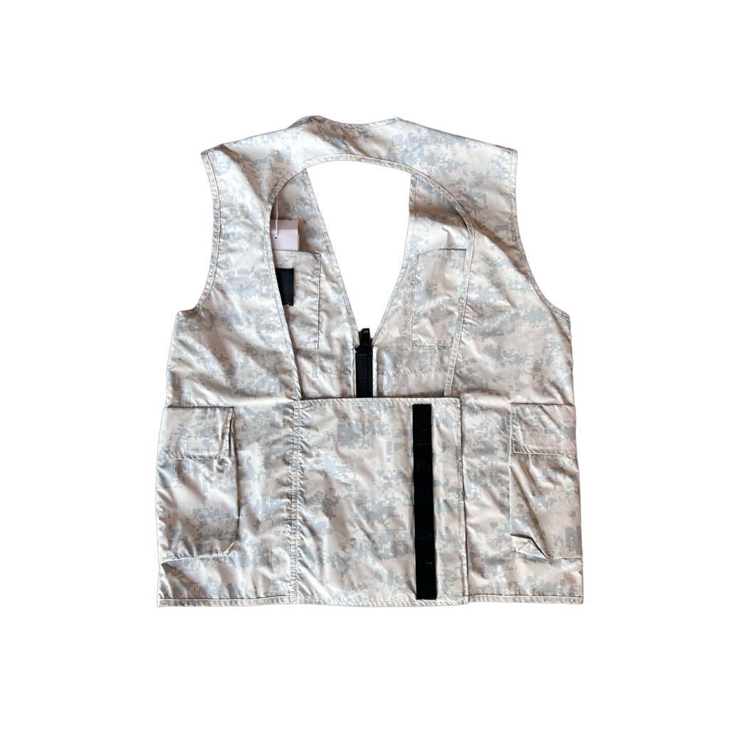Givenchy Open Back Camo Print Cargo Vest