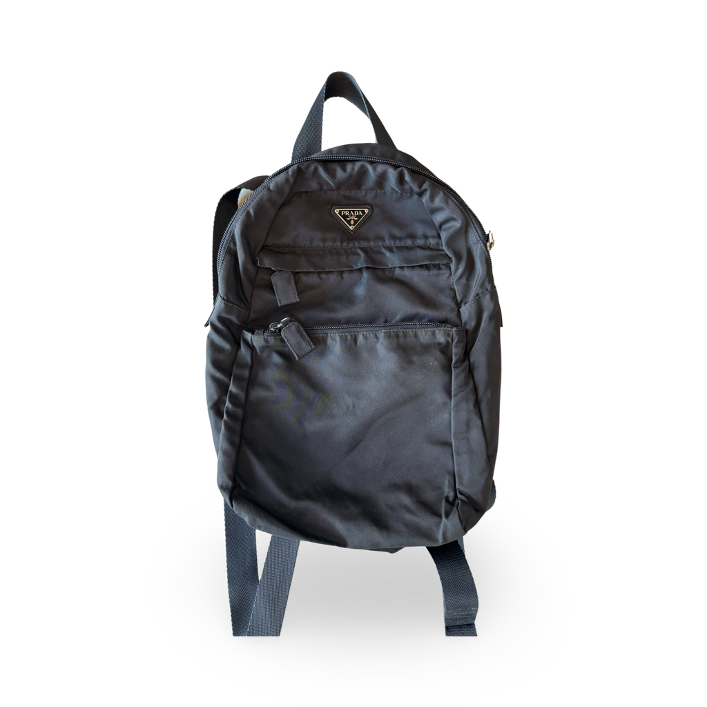 Prada Nylon Mini Backpack Black