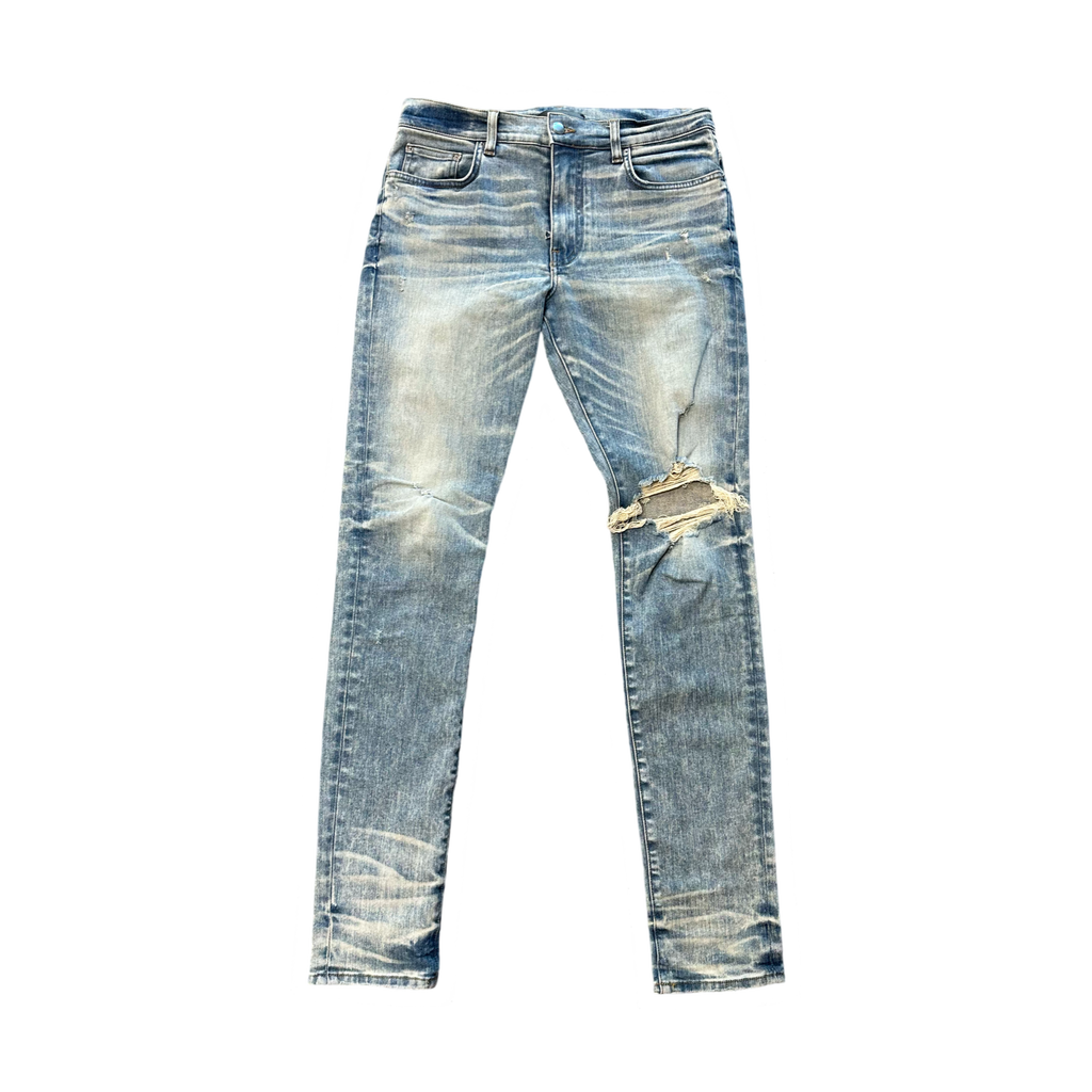 Amiri Light Wash Jeans Blue