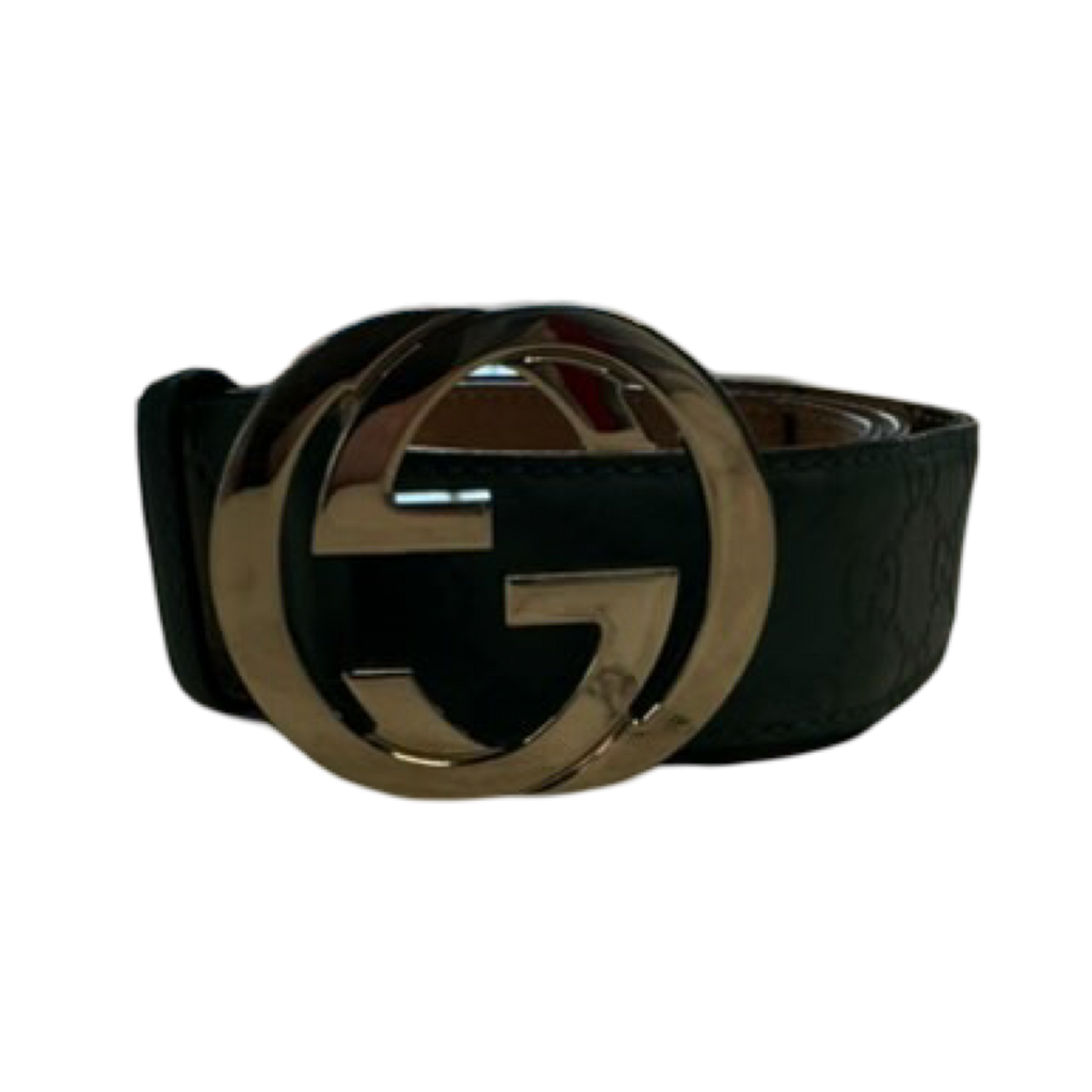 Teal Gucci belt