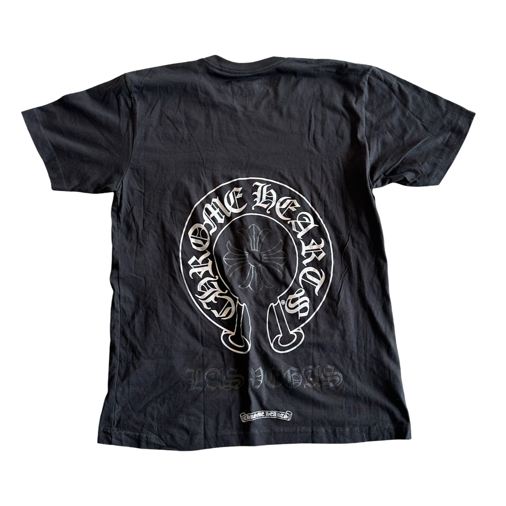 Chrome Hearts Las Vegas Horseshoe T-Shirt Black/Silver