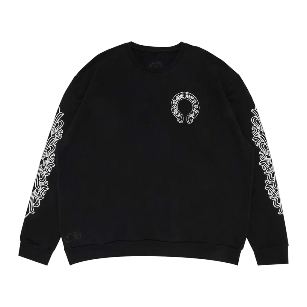 Chrome Hearts Horseshoe Crewneck Black