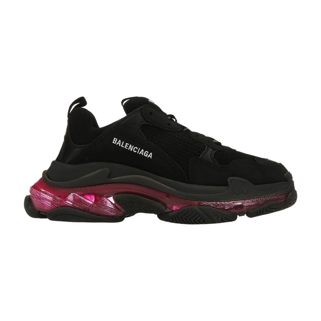 Balenciaga Triple S Clear Sole Neon Pink