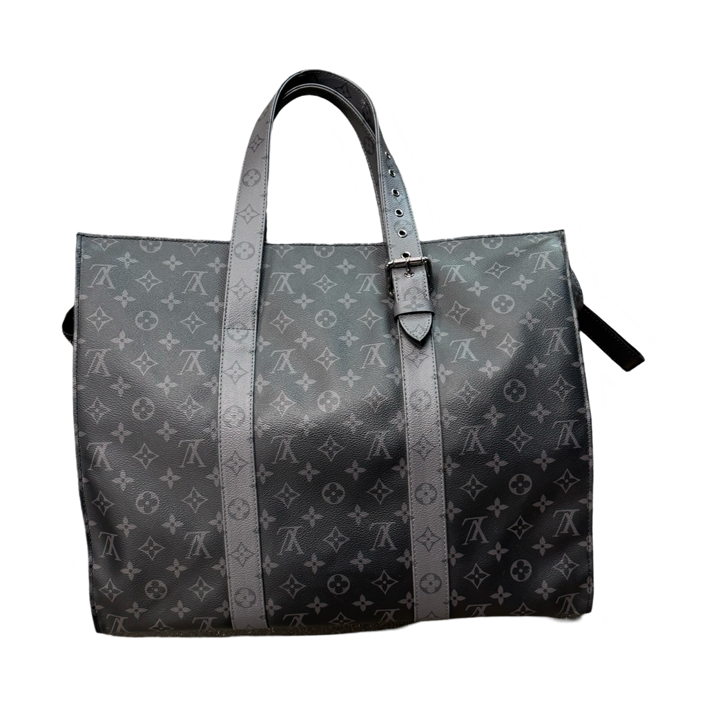 Louis Vuitton Monogram Cabas Zippe Eclipse Tote Bag